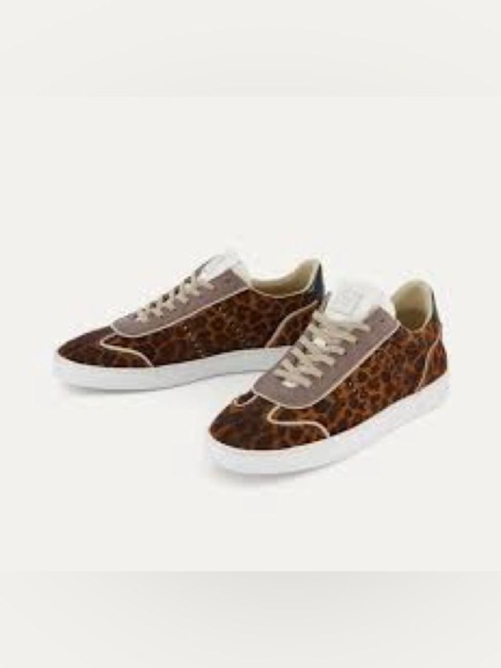 Rubirosa Judy Leopard Print Sneakers Made in Italy EU 39 Low Top Leather